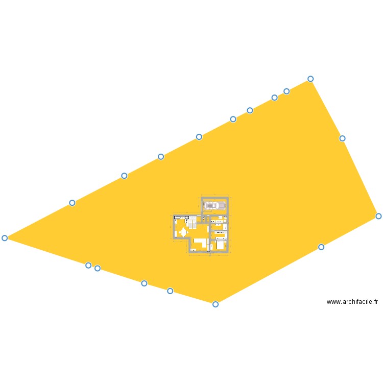 plan L salon. Plan de 0 pièce et 0 m2