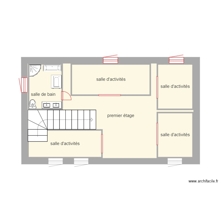 plan garderie1. Plan de 0 pièce et 0 m2