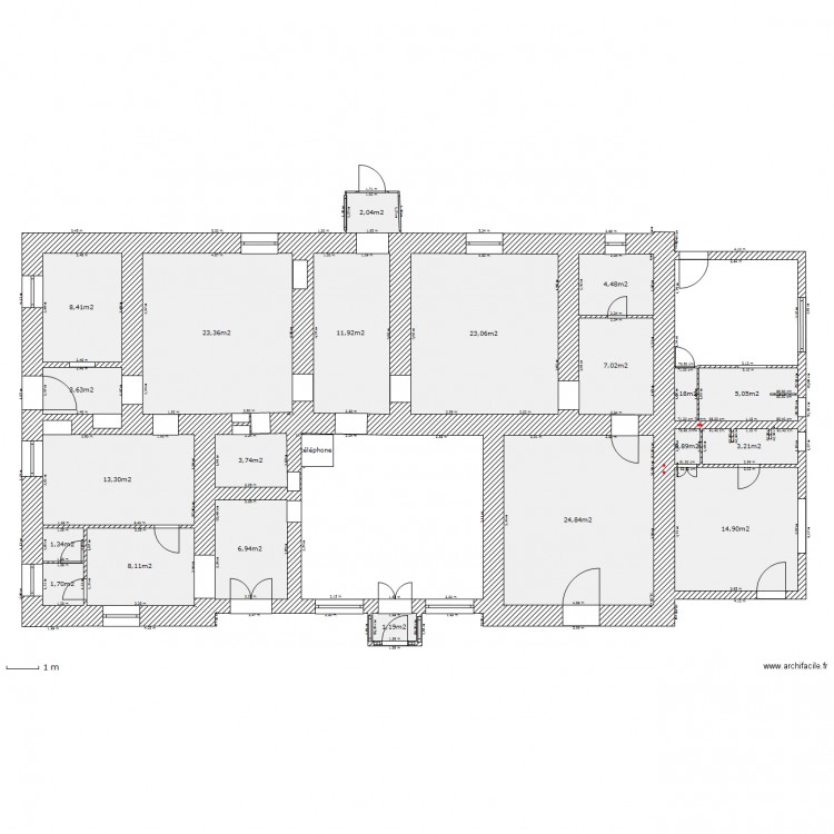 rez de chaussée. Plan de 0 pièce et 0 m2