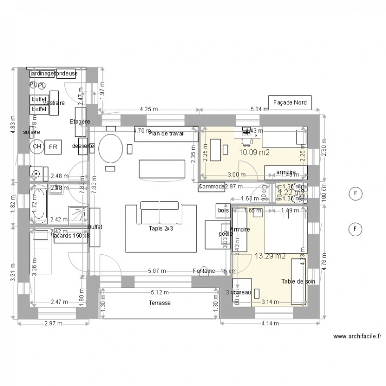 Plan maison cuisine intégrée 10 oct 2015. Plan de 0 pièce et 0 m2