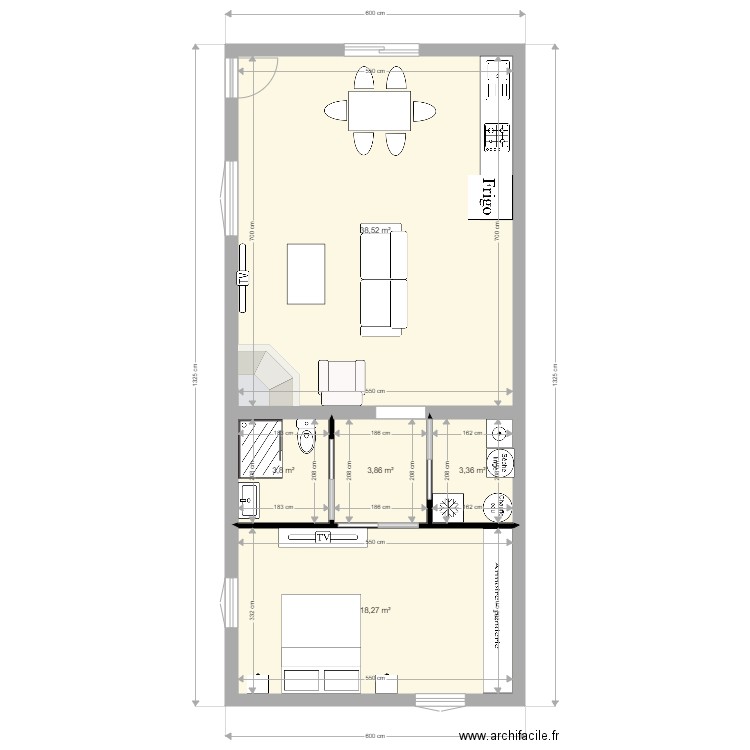 pagliaghju a puretta. Plan de 0 pièce et 0 m2