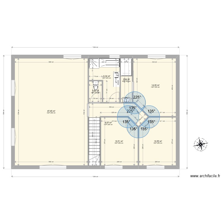 CHANGY. Plan de 0 pièce et 0 m2