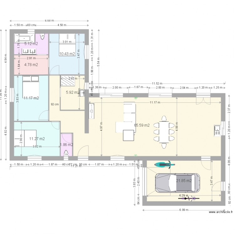 plan 4. Plan de 0 pièce et 0 m2