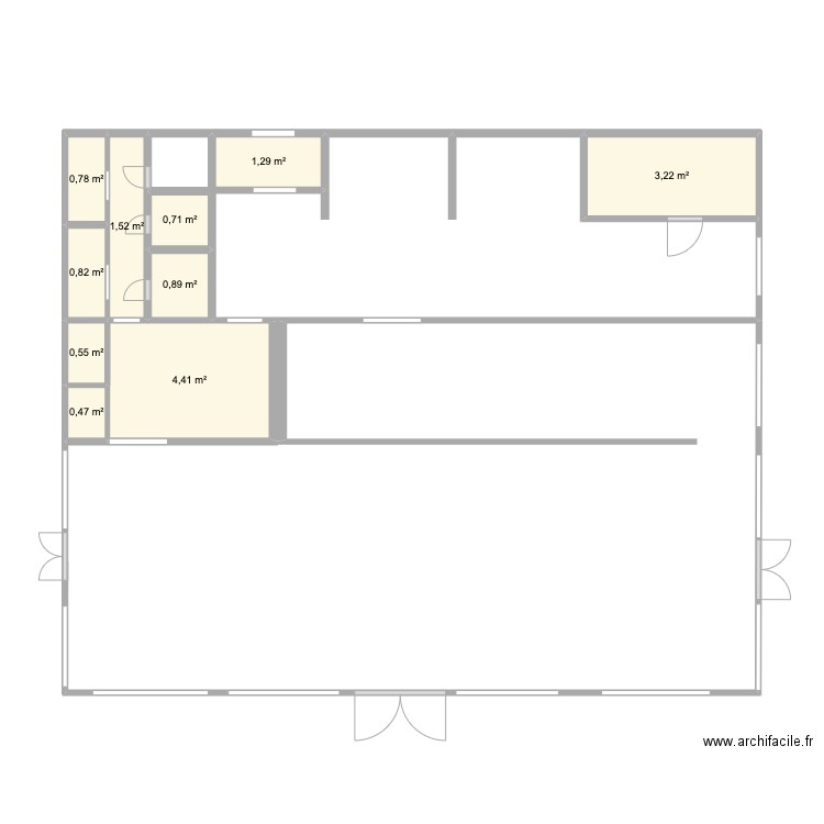 le BOSQUET 2. Plan de 10 pièces et 15 m2