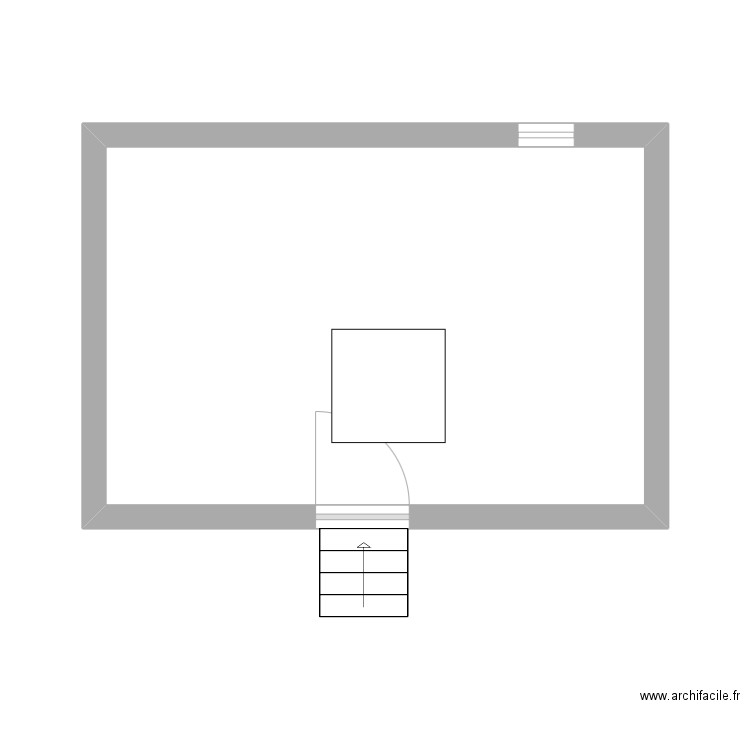 Forage 11. Plan de 1 pièce et 22 m2