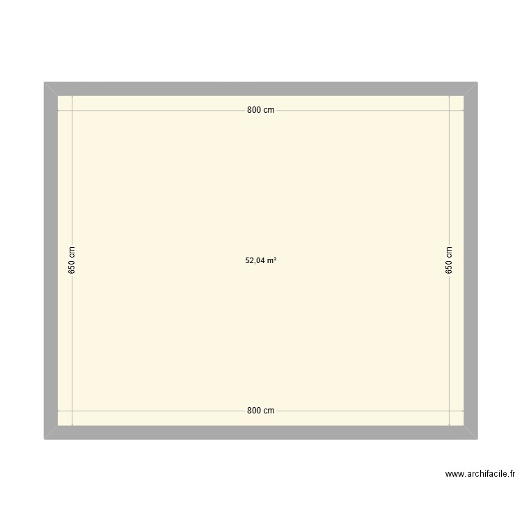 appart Dole 2. Plan de 1 pièce et 52 m2