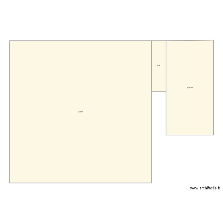 Adam. Plan de 3 pièces et 283 m2