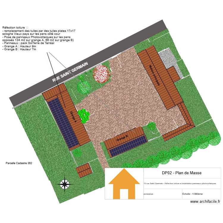 DP02. Plan de 2 pièces et 410 m2