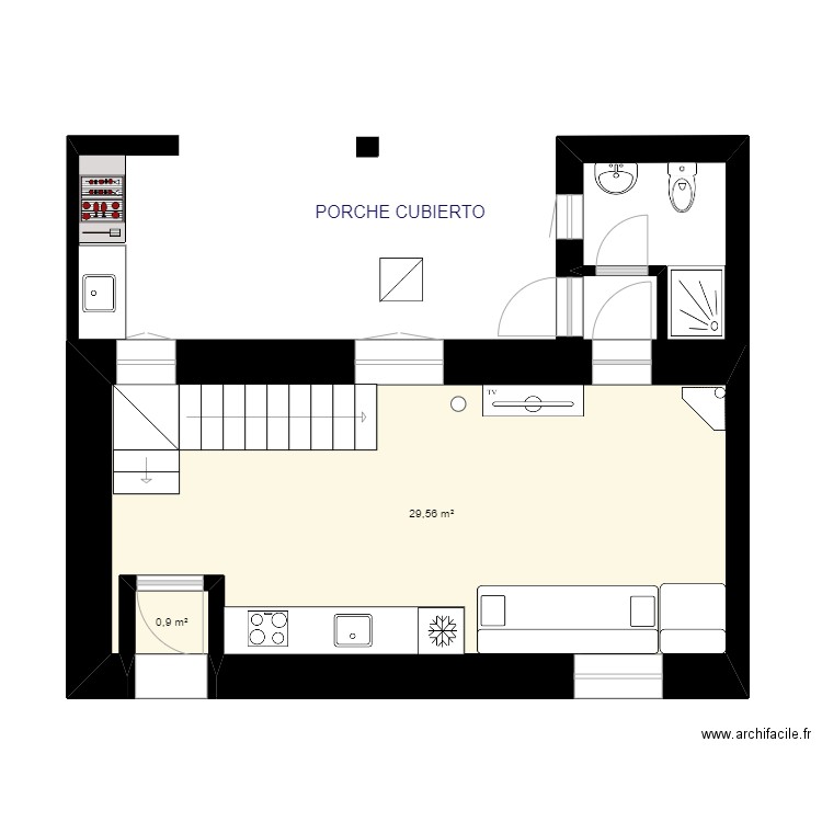 PLANTA BAJA APTO. A   (IZQUIERDA)   0k 01   porche. Plan de 0 pièce et 0 m2