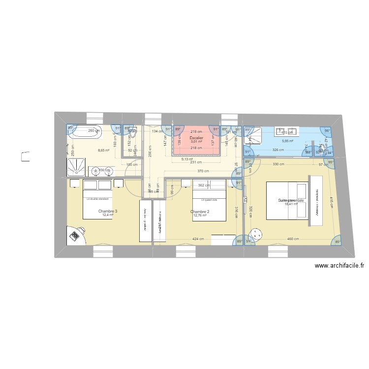 Maison Pauline sept 2024 V4. Plan de 7 pièces et 70 m2