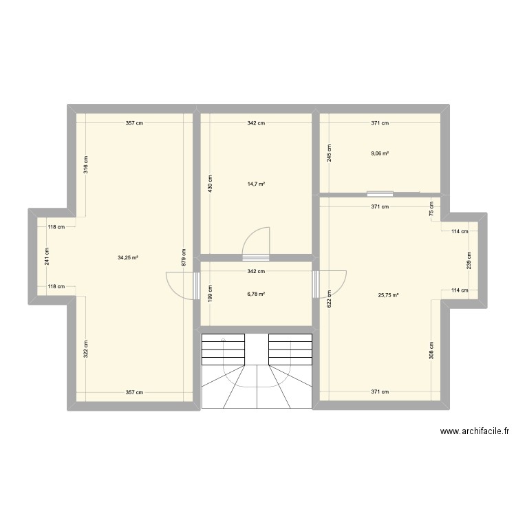 Zav - 2eme. Plan de 5 pièces et 91 m2