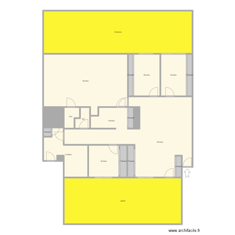 archi. Plan de 20 pièces et 247 m2