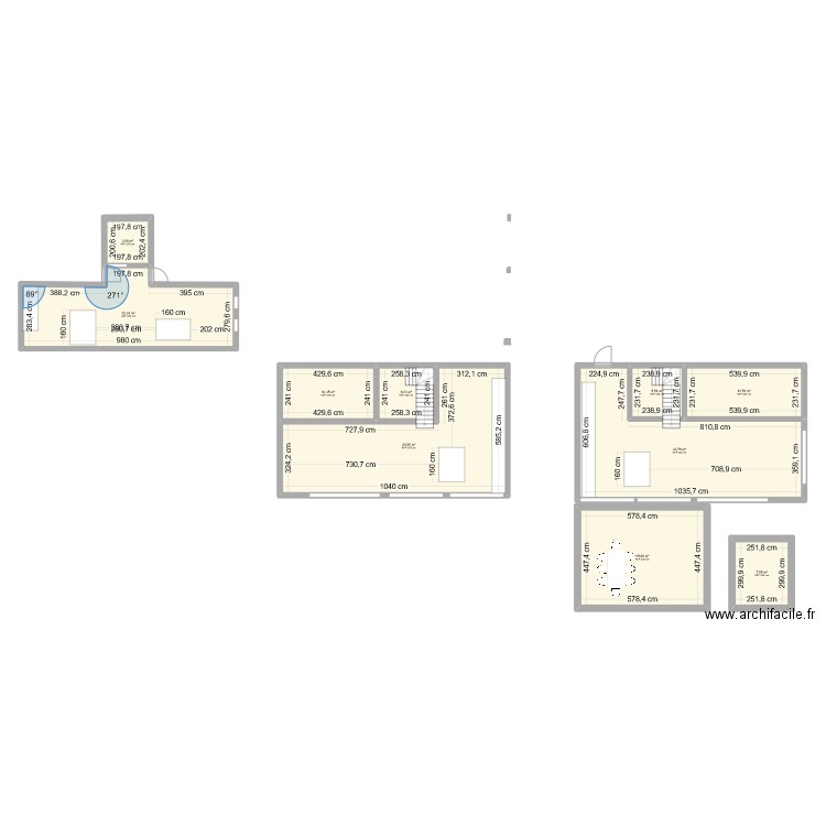 MAISON sans etage 60j. Plan de 10 pièces et 186 m2