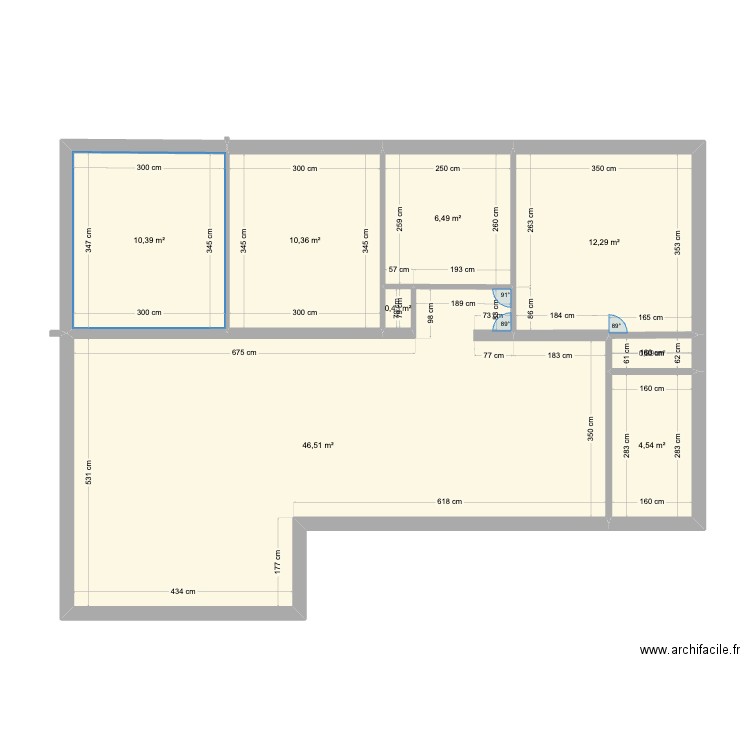 MAISON LE MUY PLAN BASTIEN. Plan de 8 pièces et 92 m2