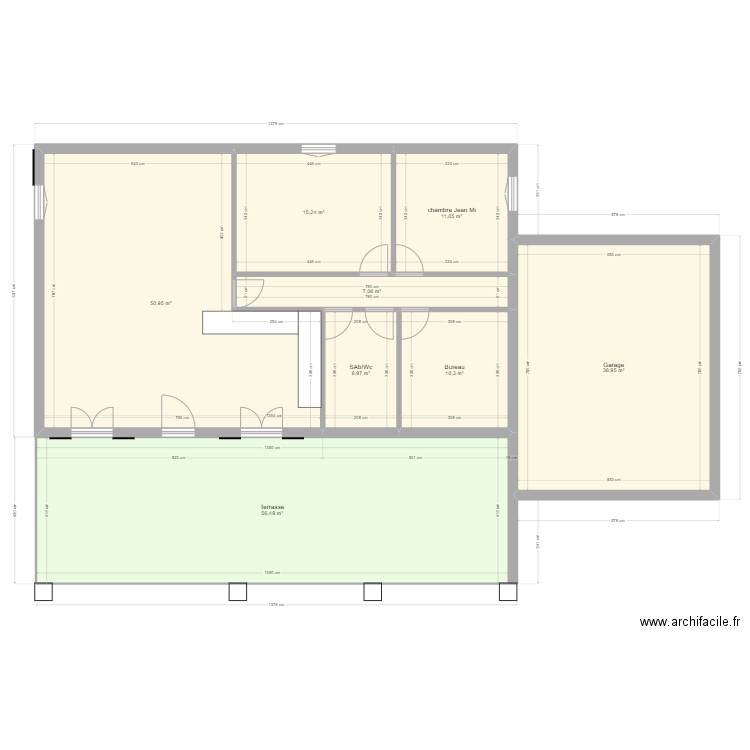 Maison LB 08/2024 . Plan de 8 pièces et 197 m2