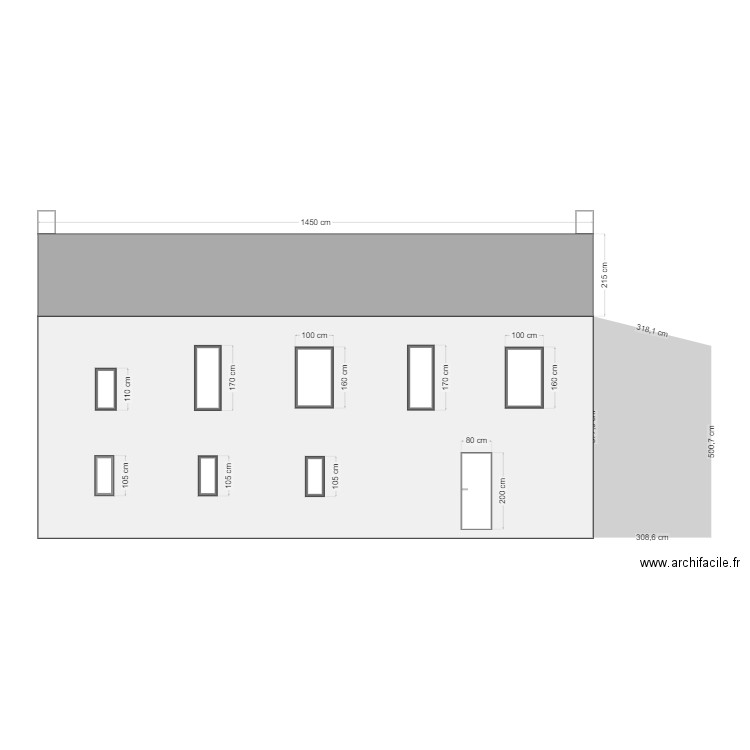 façade arrière FINAL. Plan de 0 pièce et 0 m2