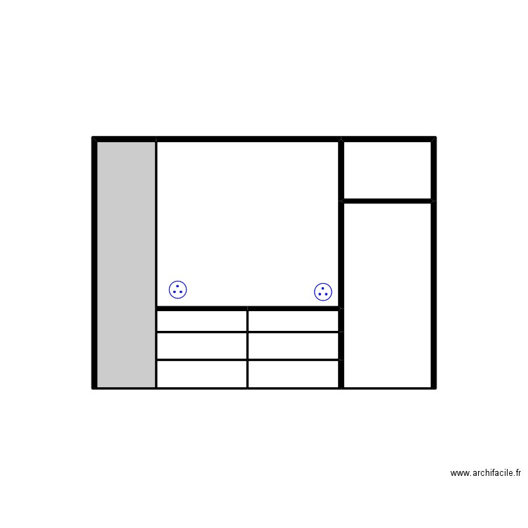 Les 3AAA. Plan de 10 pièces et 9 m2