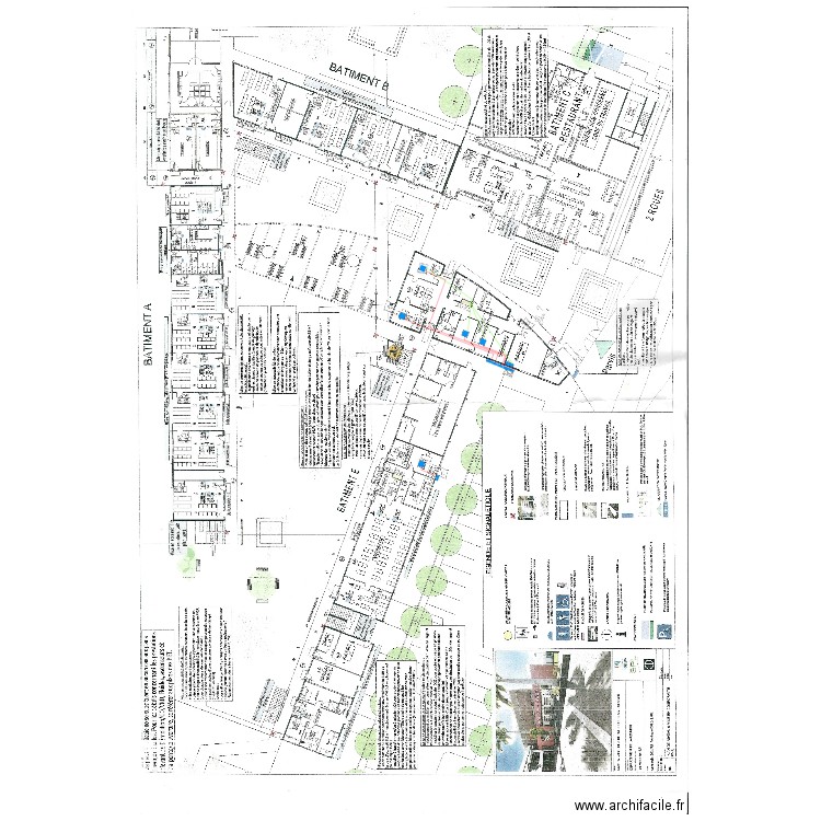 Collège Aimé Cesair RDC . Plan de 0 pièce et 0 m2