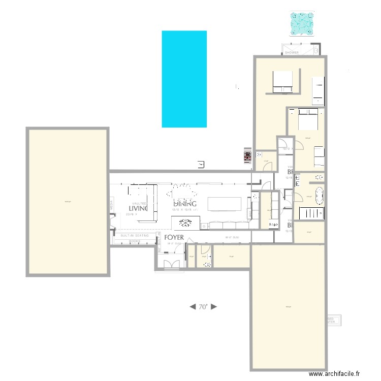 varenne chambre pointe logemrnt. Plan de 0 pièce et 0 m2