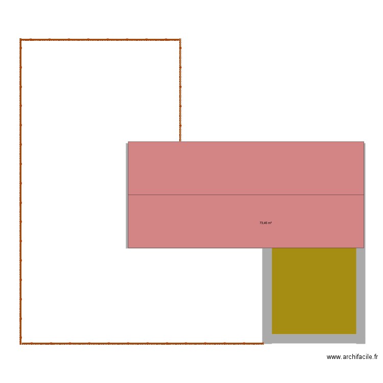 vue de haut toit. Plan de 0 pièce et 0 m2