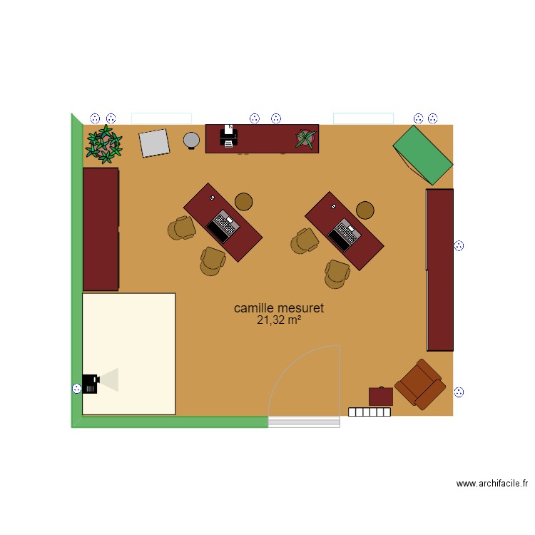 Camille mesuret. Plan de 0 pièce et 0 m2