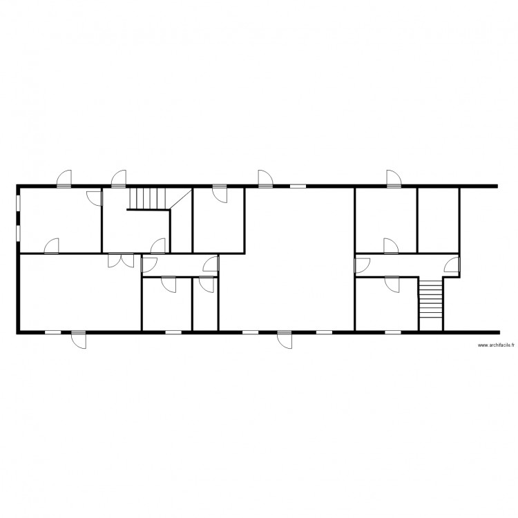 BEL AIR LE HAILLAN RDC. Plan de 0 pièce et 0 m2