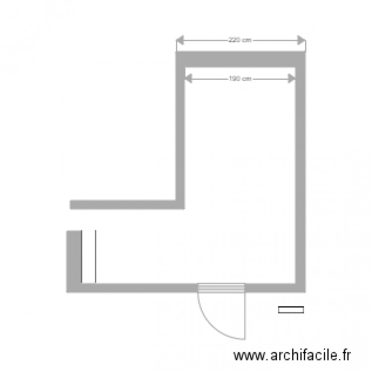 modif cave. Plan de 0 pièce et 0 m2