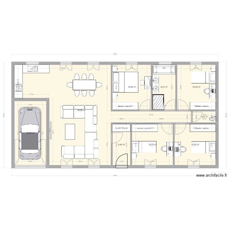 plan MAISON. Plan de 0 pièce et 0 m2