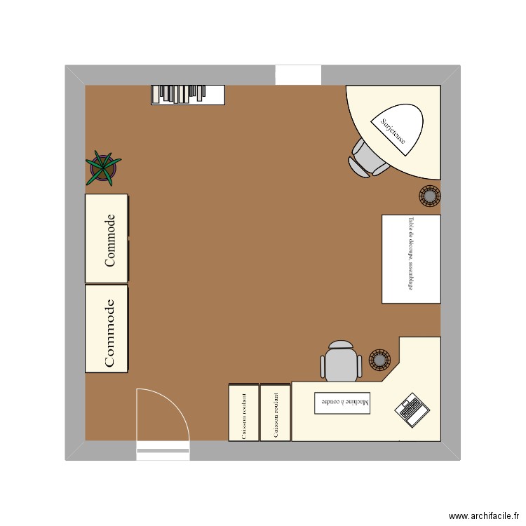 Bureau Wan. Plan de 0 pièce et 0 m2