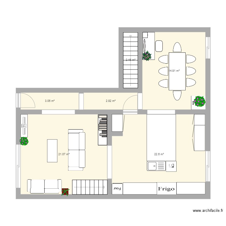 MAISON BAS. Plan de 0 pièce et 0 m2