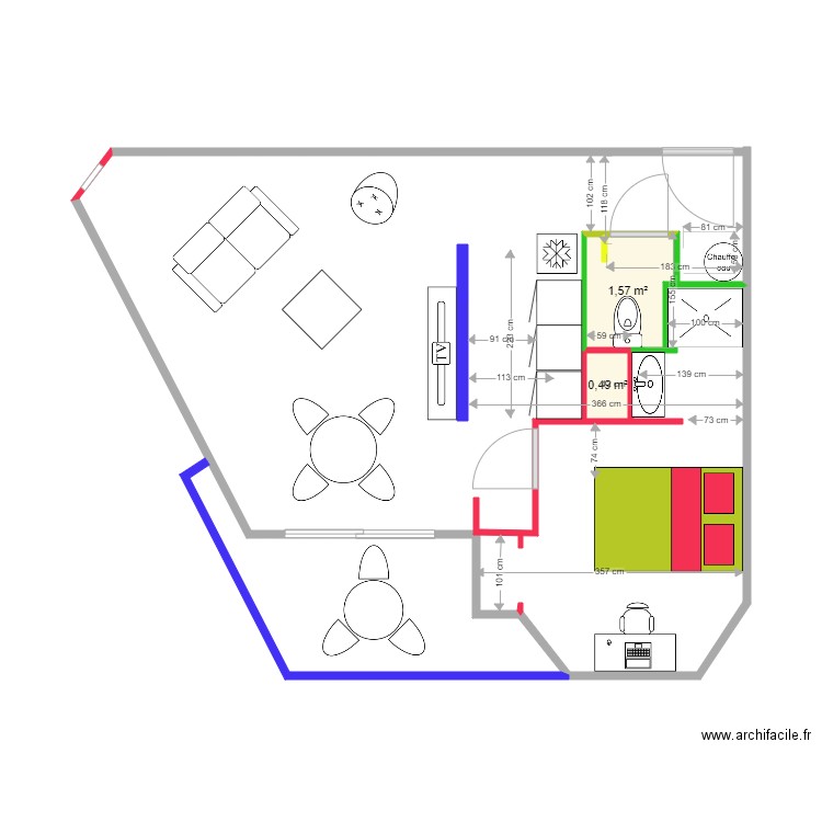 pau 5. Plan de 0 pièce et 0 m2