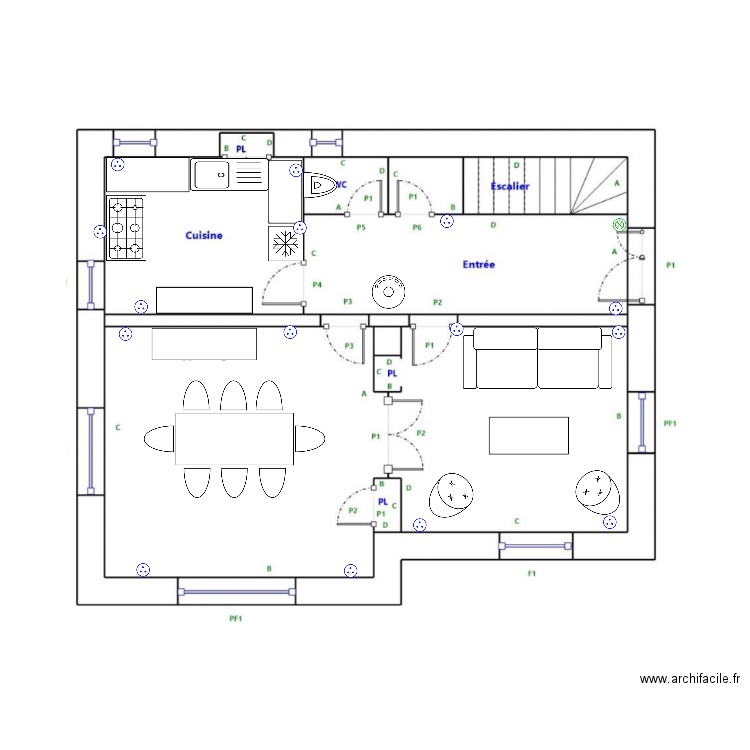 LacRDC. Plan de 0 pièce et 0 m2