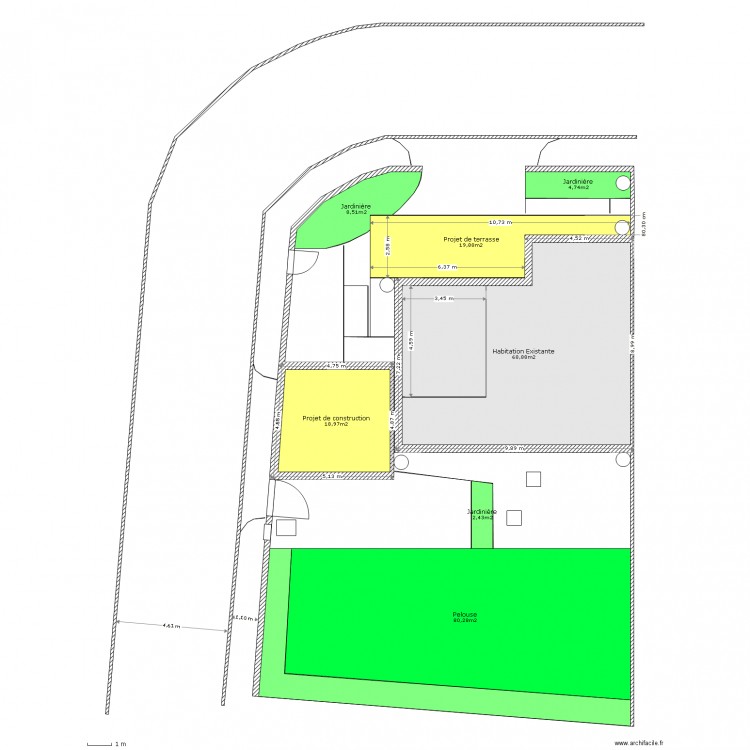 plan DP2. Plan de 0 pièce et 0 m2