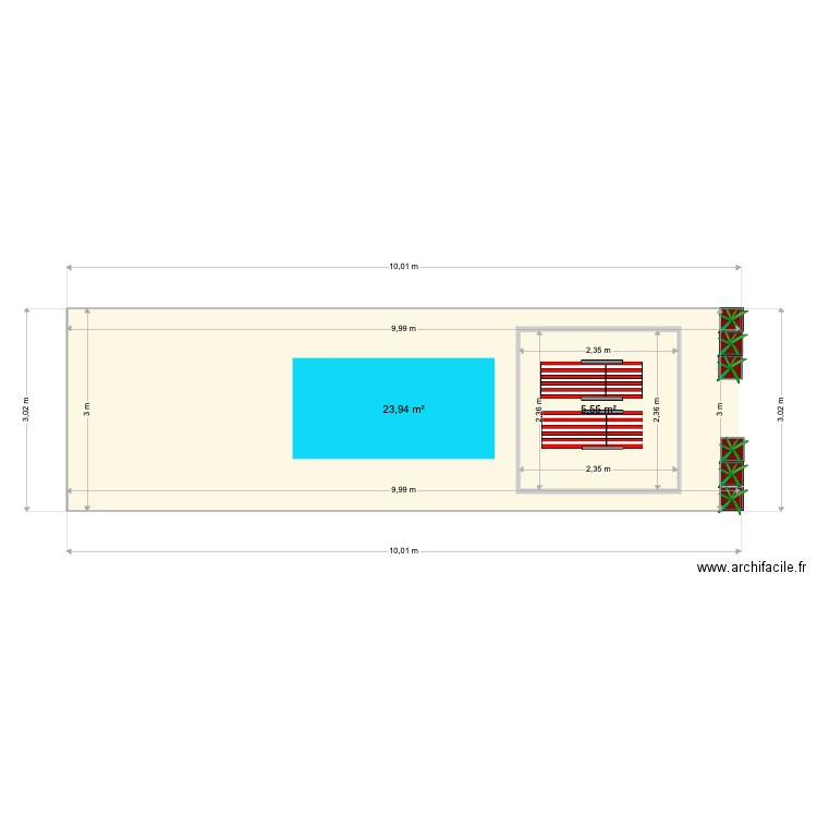 terrasse Marie Laure. Plan de 0 pièce et 0 m2