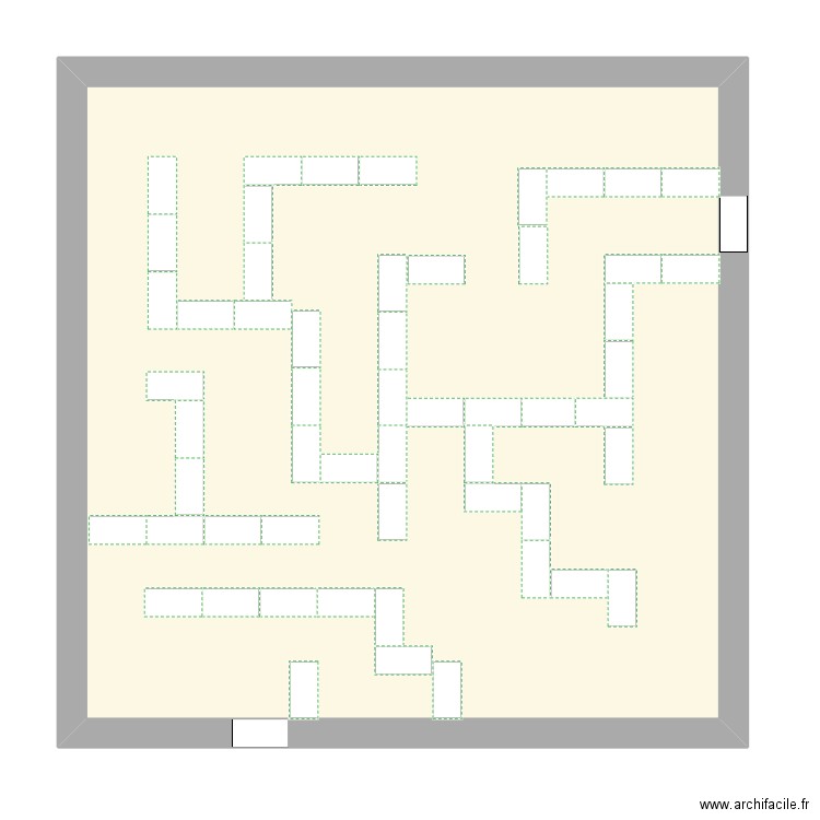 Labyrinthe. Plan de 0 pièce et 0 m2