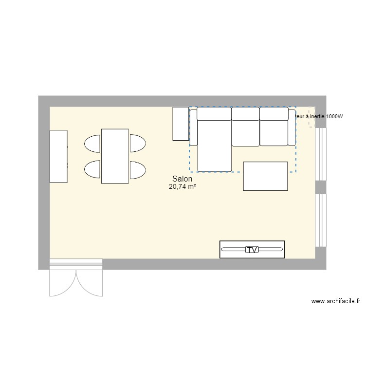 SALON. Plan de 0 pièce et 0 m2