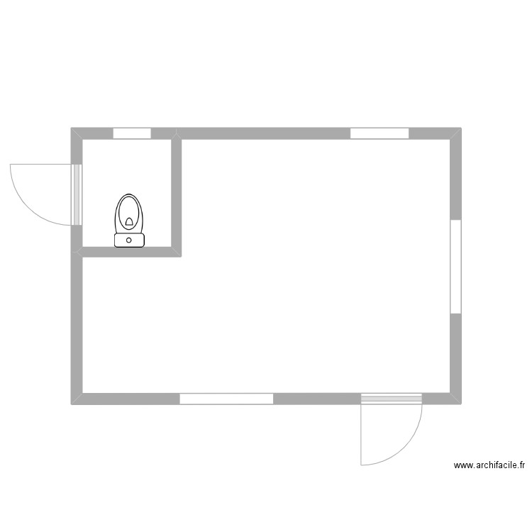 RDC VIOLAS GALIENNE APRES. Plan de 0 pièce et 0 m2