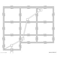 Plan de Fondation projet de construction 3 niveaux