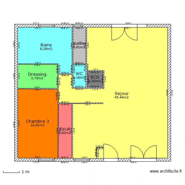 Maison_modif_02. Plan de 0 pièce et 0 m2