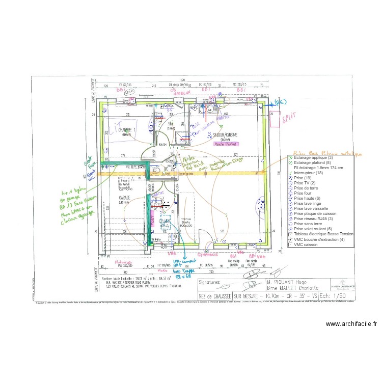 PIQUANT ELEC+ HYDRAULIQUE. Plan de 0 pièce et 0 m2