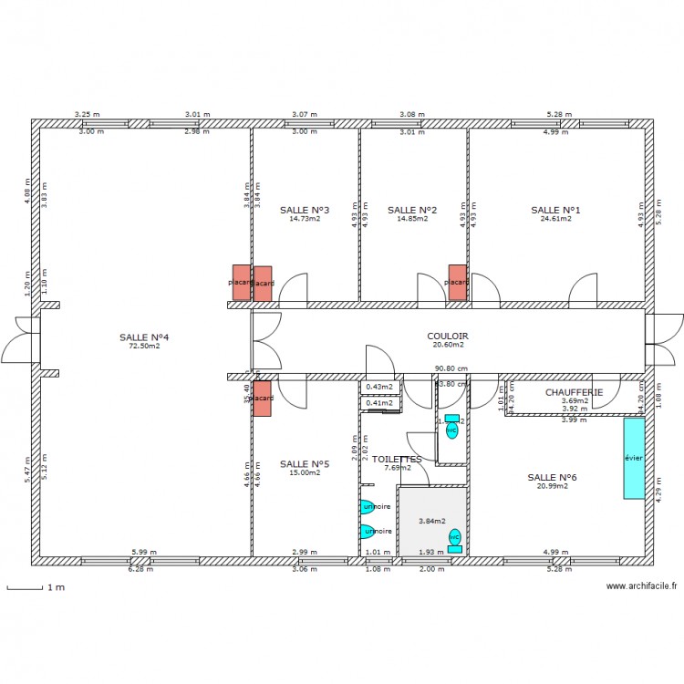 MAISON DE SANTE  EXISTANT. Plan de 0 pièce et 0 m2