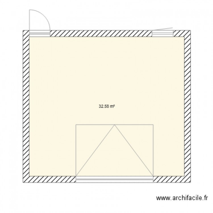 garage. Plan de 0 pièce et 0 m2