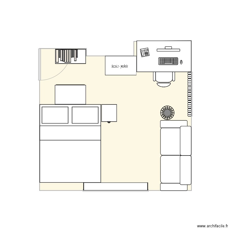 actuel. Plan de 0 pièce et 0 m2