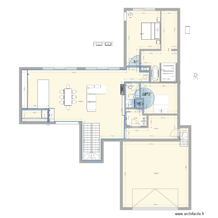 1er etage ruff. Plan de 0 pièce et 0 m2