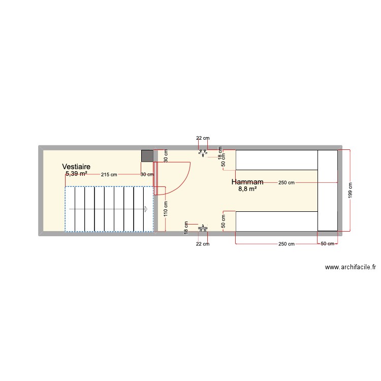 hammam aleria. Plan de 0 pièce et 0 m2