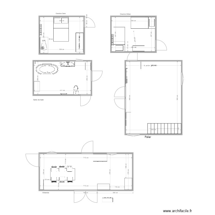 Etage. Plan de 0 pièce et 0 m2