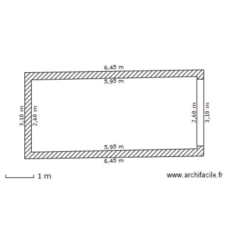 garage. Plan de 0 pièce et 0 m2