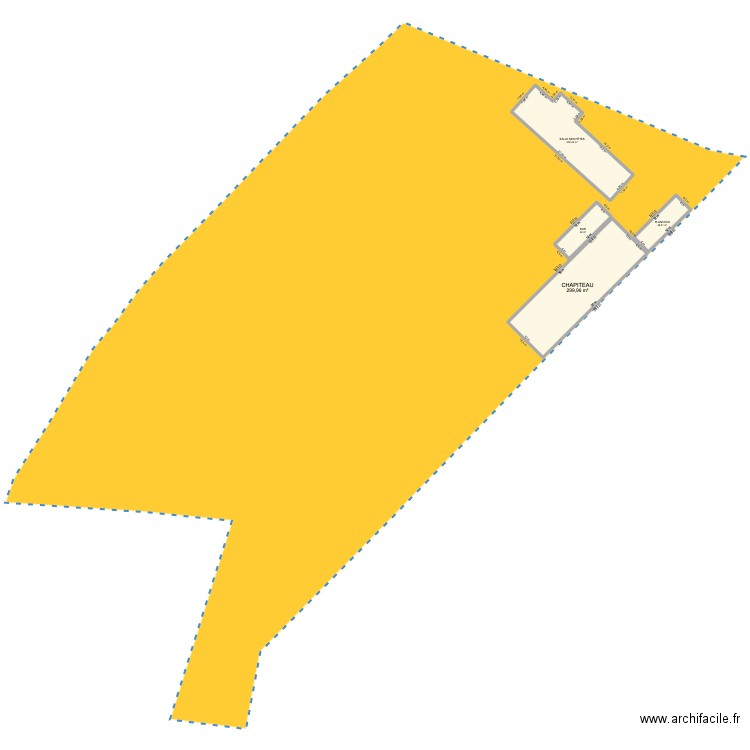 Transit Ford 3. Plan de 4 pièces et 598 m2