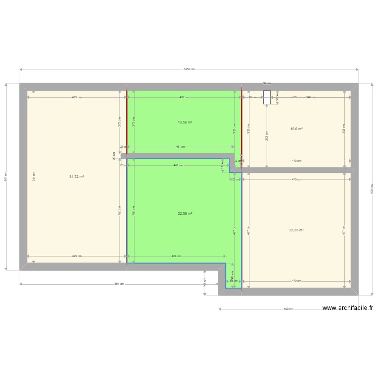 LANGOIRAN Rte de Créon . Plan de 0 pièce et 0 m2