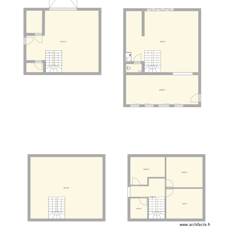 St AUGUSTIN. Plan de 9 pièces et 237 m2